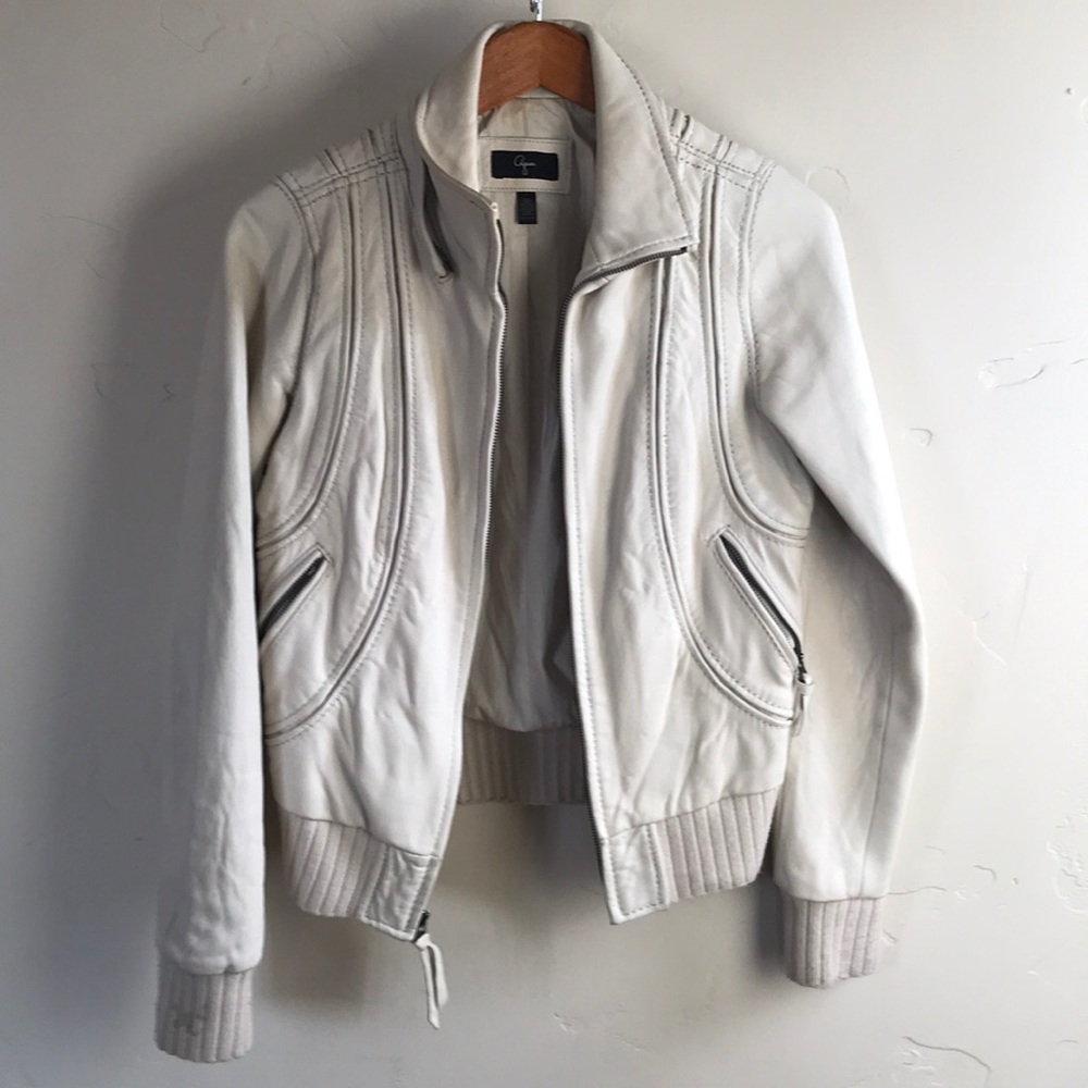 Aqua Leather Jacket